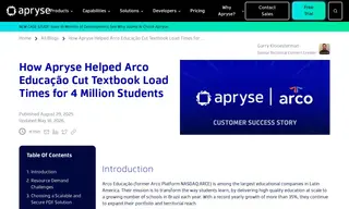 Preview of the Arco Educação Case Study