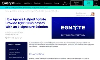 Preview of the Egnyte Case Study