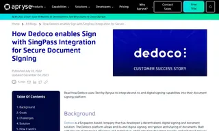 Preview of the Dedoco Case Study