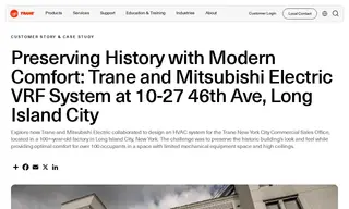 Preview of the Trane New York City Commercial Sales Office Case Study