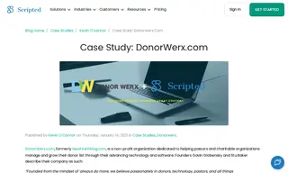Preview of the DonorWerx Case Study