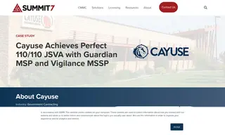 Preview of the Cayuse Government Operations, LLC Case Study