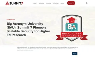 Preview of the Big Acronym University Case Study