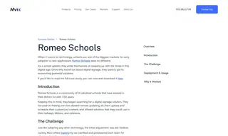 Preview of the Romeo Schools Case Study