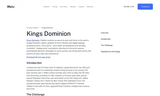 Preview of the Kings Dominion Case Study