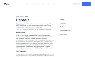 Preview of the Habasit Case Study