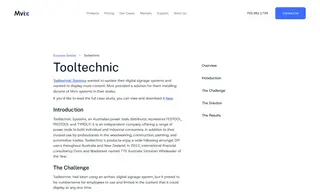 Preview of the Tooltechnic Systems Case Study