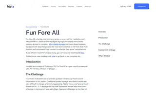 Preview of the Fun Fore All Case Study