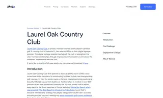 Preview of the Laurel Oak Country Club Case Study