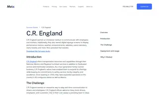Preview of the C.R. England Case Study