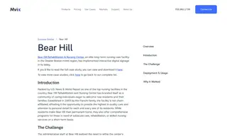 Preview of the Bear Hill Rehabilitation & Nursing Center Case Study