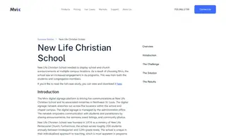 Preview of the New Life Christian School Case Study