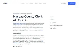 Preview of the Nassau County Clerk of Courts Case Study