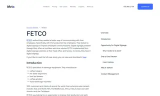 Preview of the Fetco Case Study