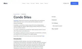 Preview of the CondoSites Case Study