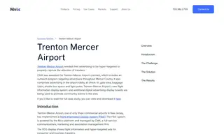 Preview of the Trenton-Mercer Airport Case Study