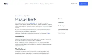 Preview of the Flagler Bank Case Study