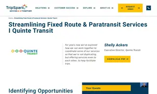 Preview of the Quinte Transit Case Study