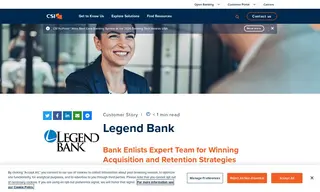 Preview of the Legend Bank Case Study