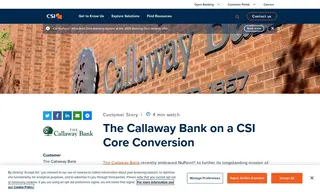 Preview of the The Callaway Bank Case Study