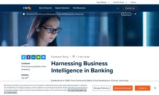 Preview of the First Community Bank of the Heartland Case Study