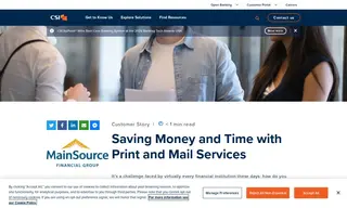 Preview of the MainSource Bank Case Study
