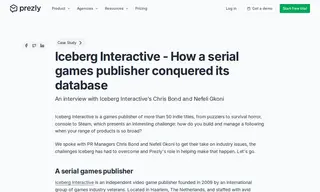 Preview of the Iceberg Interactive Case Study