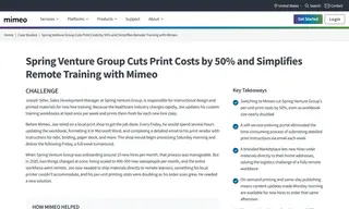 Preview of the Spring Venture Group Case Study