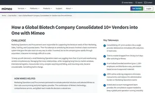 Preview of the Global Biotech Company Case Study