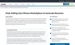 Preview of the Peak Selling Case Study