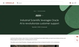 Preview of the Industrial Scientific Case Study
