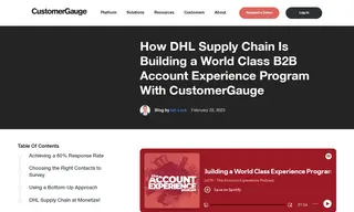Preview of the DHL Supply Chain Case Study