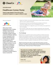 Preview of the Pediatric Home Service Case Study