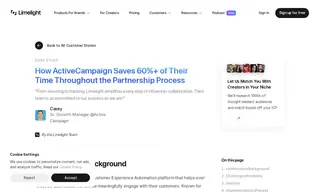 Preview of the ActiveCampaign Case Study