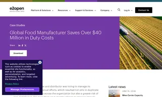 Preview of the Global Food Manufacturer Case Study