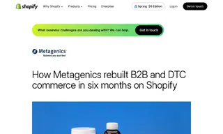 Preview of the Metagenics Case Study
