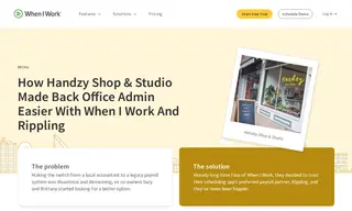 Preview of the Handzy Shop & Studio Case Study