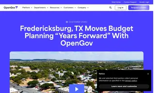 Preview of the City of Fredericksburg, TX Case Study