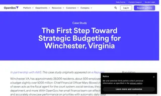 Preview of the City of Winchester, Virginia Case Study