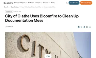 Preview of the City of Olathe Case Study