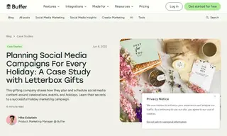 Preview of the Letterbox Gifts Case Study