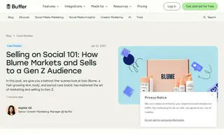 Preview of the Blume Case Study