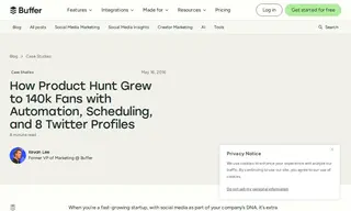 Preview of the Product Hunt Case Study