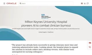Preview of the Milton Keynes University Hospital Case Study