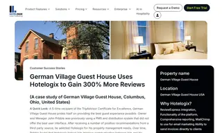 Preview of the German Village Guest House Case Study