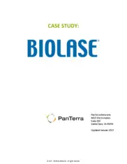 Preview of the Biolase Case Study