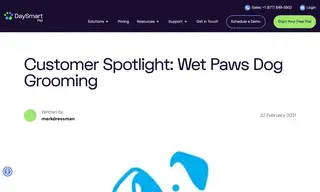 Preview of the Wet Paws Dog Grooming Case Study