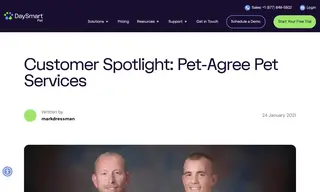 Preview of the Pet-Agree Professional Pet Services Case Study