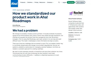 Preview of the Rocket Software Case Study