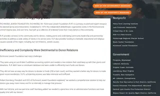 Preview of the Richmond Jewish Foundation Case Study